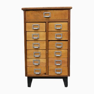 Vintage Wooden Labo Drawer Cabinet