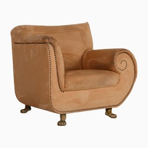 Beige Fabric Armchair by Bretz Gaudi
