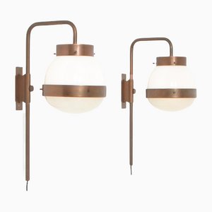 Delta Wall Lamps by Sergio Mazza for Artemide, Set of 2