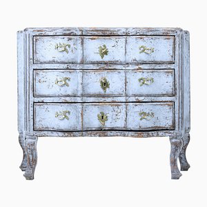 Early 19th Century Swedish Baroque Revival Painted Chest of Drawers