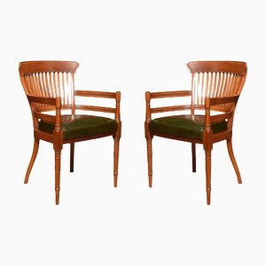 Aesthetic Movement Armchairs by E W Godwin, Set of 2
