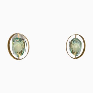 Model 2240 Micro Sconces by Max Ingrand for Fontana Arte, Set of 2