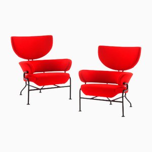 Tre Pezzi Armchairs by Franco Albini for Cassina, Set of 2