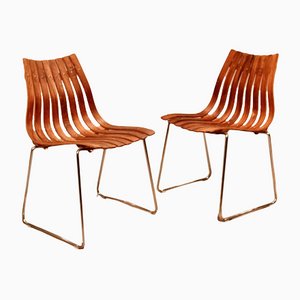 Rosewood Scandia Dining Chairs by Hans Brattrud for Hove Mobler, 1960s, Set of 2