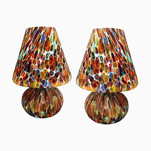 Lampade da tavolo grandi di Murano, Italia, inizio XXI secolo, set di 2