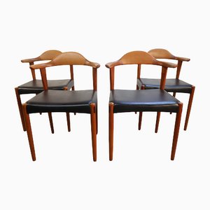 Danish Chairs by Jacob Hermann for Randers Mobelfabrik, 1960s, Set of 4