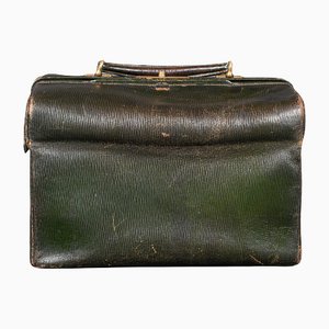 Antique English Edwardian Toiletry Case in Leather by Harrods of London