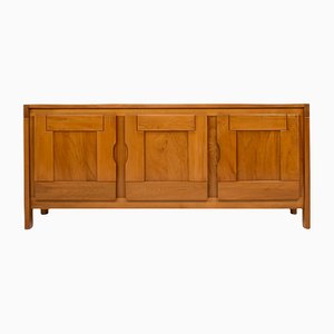 French Solid Elm Sideboard by Maison Regain