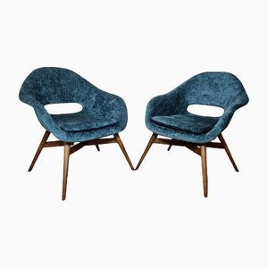 Set of Shell Armchairs by Miroslav Navratil