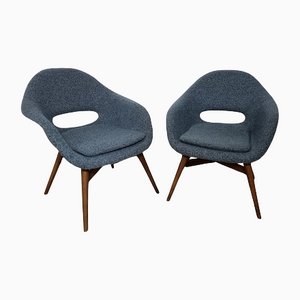 Set of Shell Armchairs by Miroslav Navratil