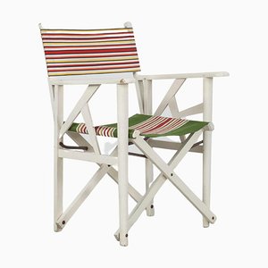 Folding Director's Chair with Original Cover, Italy, 1970s