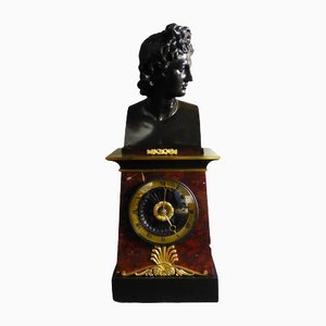 Antique Pendulum Clock with Apollo's Bust