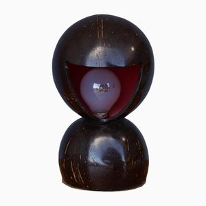 Small Coconut Shell Table Lamp, 1950s