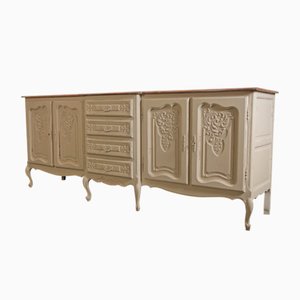 Large French Painted Oak Sideboard