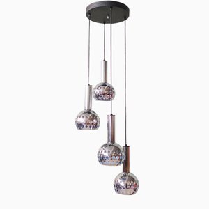 Lampe Cascade Modèle Symphonie à 4 Abat-Jours par Euroline, 1970s