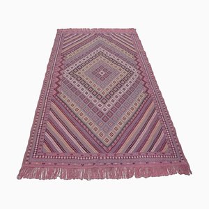Tunisian Berber Pink Wool Rug