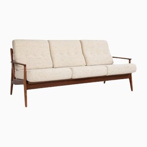 Midcentury Danish sofa in teak by Arne Vodder for Vamø 1960s
