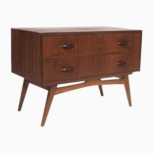 Teak Cabinet with Drawers, 1950s