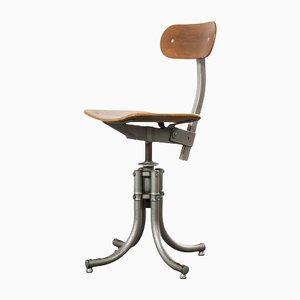 French Bienaise Swivelling Atelier or Desk Chair, 1960s