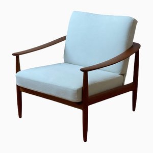 Danish Teak Armchair by Carl Straub for Gold Feather, 1960s