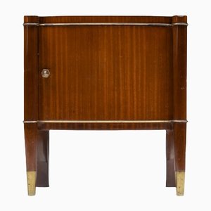 Art Deco Brown Bed Side Table from De Coene, 1960s
