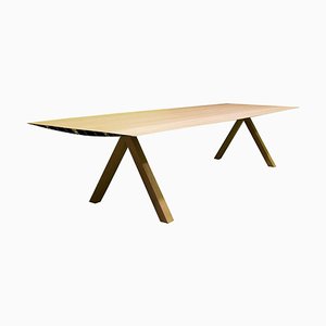 Laminated Aluminium & Wood 360 Large B Table by Konstantin Grcic