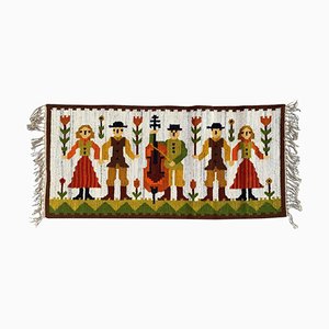 Vintage Polish Tapestry Kilim