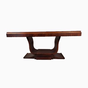 Art Deco Rosewood Cradle Table