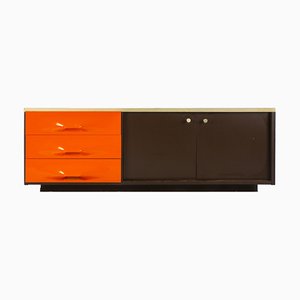 Orange Brown DF-2000 Cabinet by Raymond Loewy for Doubinsky Frères