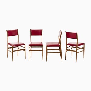Chairs by Gio Ponti for Cassina, 1950s, Set of 4