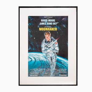 Moonraker, Roger Moore, póster de película