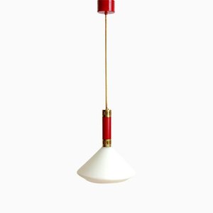 Mid-Century Grazia Ceiling Lamp from Stilnovo, Italy, 1950s