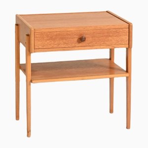 Scandinavian Teak Wooden Bedside Table