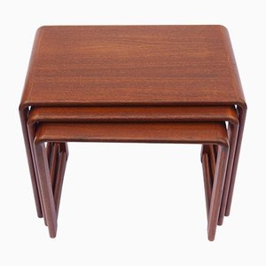 Teak Nesting Tables from O’Donnell Design, 1970s, Set of 3