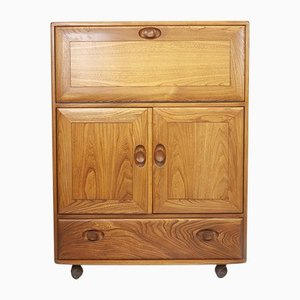 Hoher Vintage Modell 469 Servierschrank von Ercol, 1970er