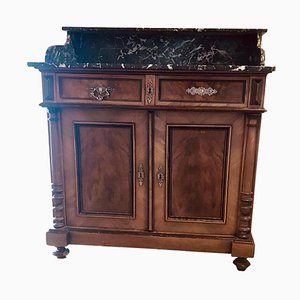 Wooden Commode with Marble Top