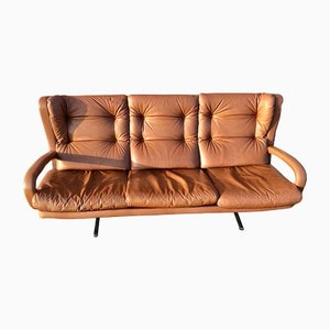 Vintage Ledersofa, 1970er