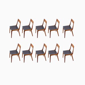 Dining Chairs by Alfred Christensen, Set of 10