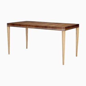 Mid-20th Century Elm and Mahogany Table by Carl Bergsten