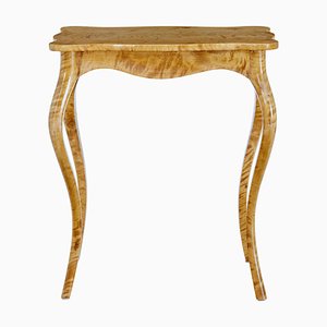 19th Century Shaped Birch Side Table