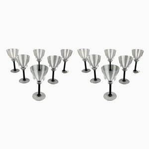 Phalsbourg Glasses from Lalique, Set of 12