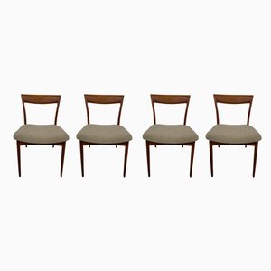 Danish Teak Dining Chairs, Set of 4
