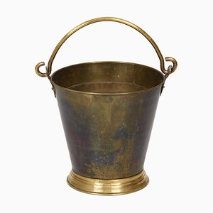 Early 20th Century Italian Brass Ice Bucket, 1930s