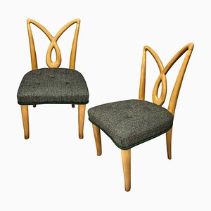 Mid-Century Italian Hall Chairs, Set of 2