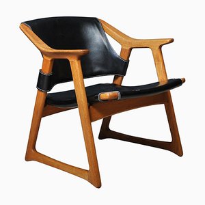 Oak Fox Chair by Rolf Hesland for Bruksbo