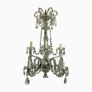 Antique French Cut Glass Chandelier