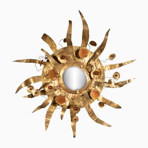 Espejo convexo en forma de sol italiano, siglo XX de Missoni, años 80