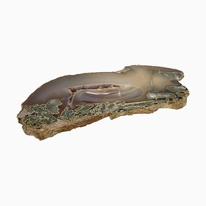 Scodella o fermacarte Geode Mid-Century in onice, anni '60