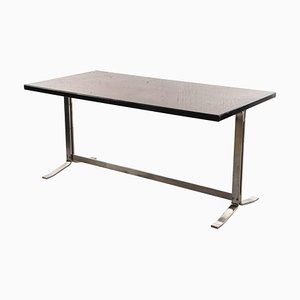 Mesa de escritura Mid-Century de acero de Gianni Moscatelli para Formanova, Italy, años 60