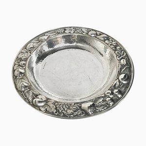 Centre de Table Fruits Artisanal en Argent Sterling de Braganti, Italie